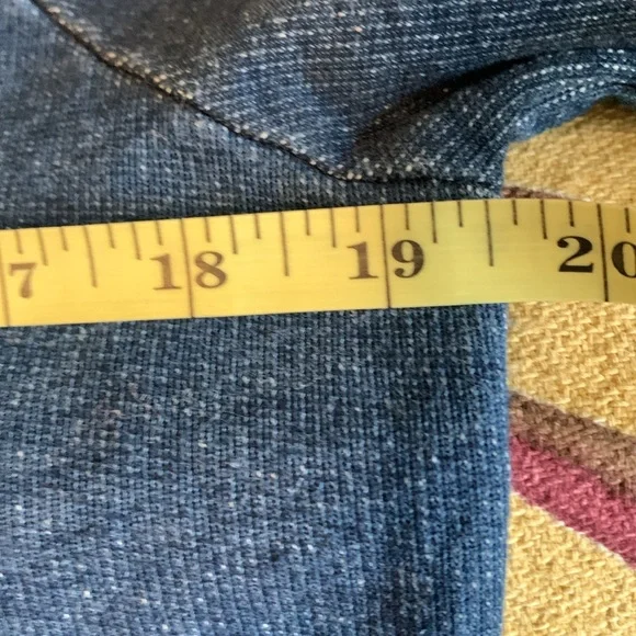 Finisterre Indigo Blue Sweatshirt Dress UK 10 - Picture 8 of 8